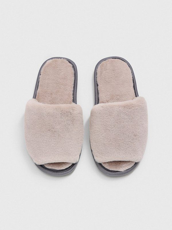 Тапочки женские ALEF 534-585 бежевые 39 RU