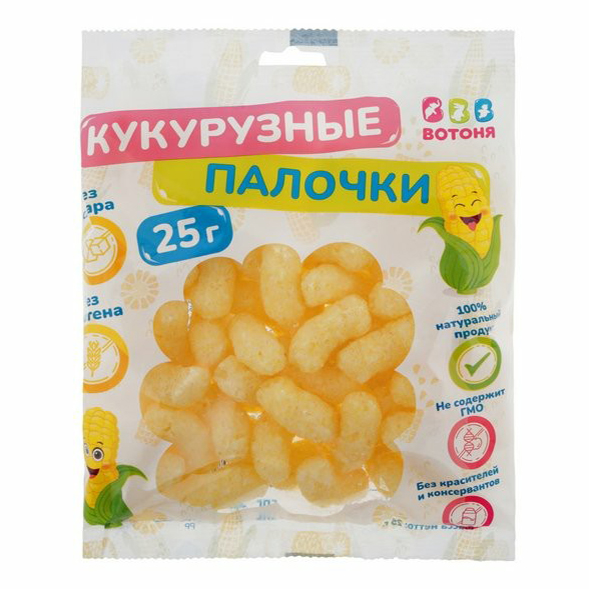 

Кукурузные палочки Вотоня соленые 25 г