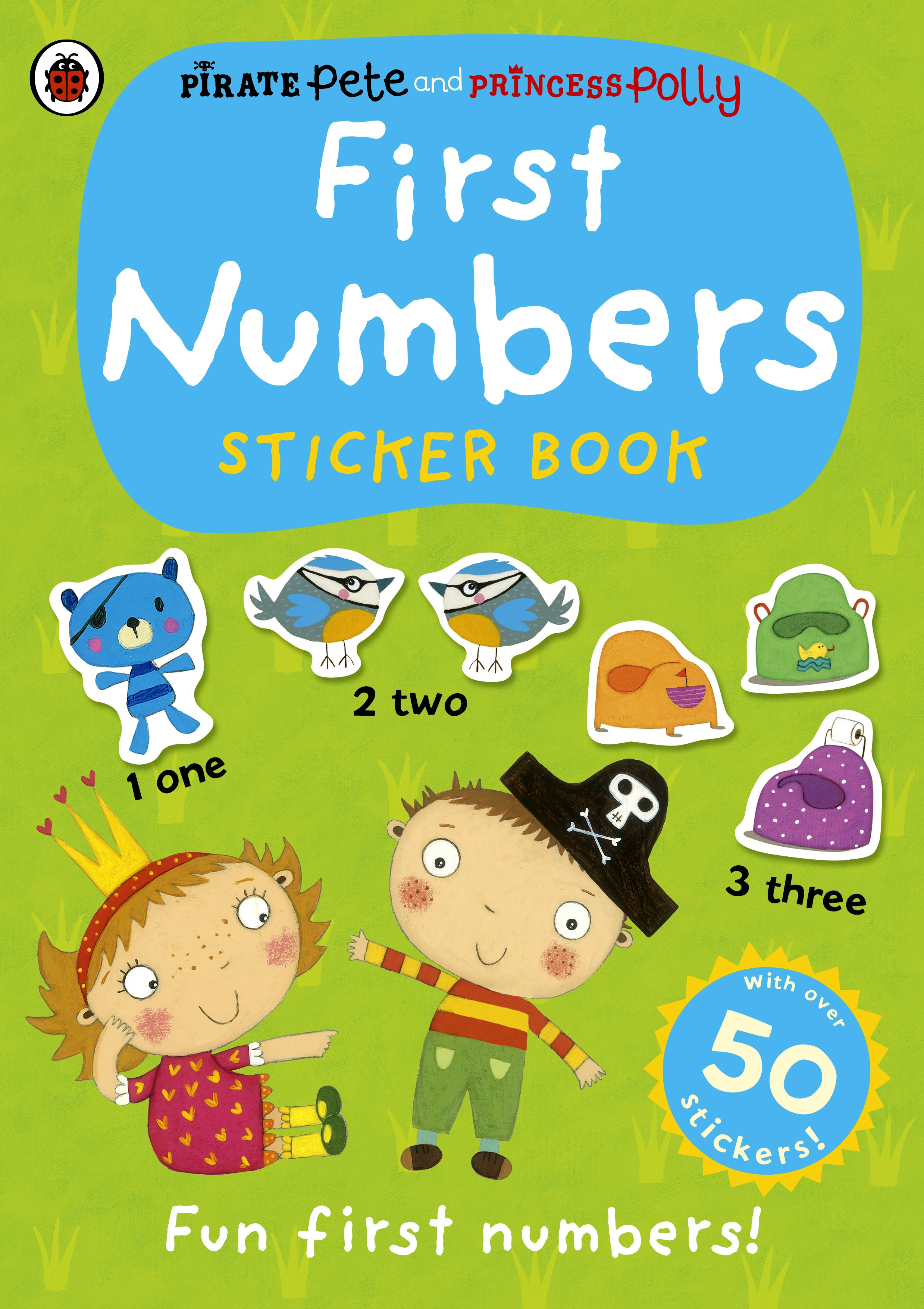 

First Numbers A Pirate Pete and Princess Polly sticker activity book