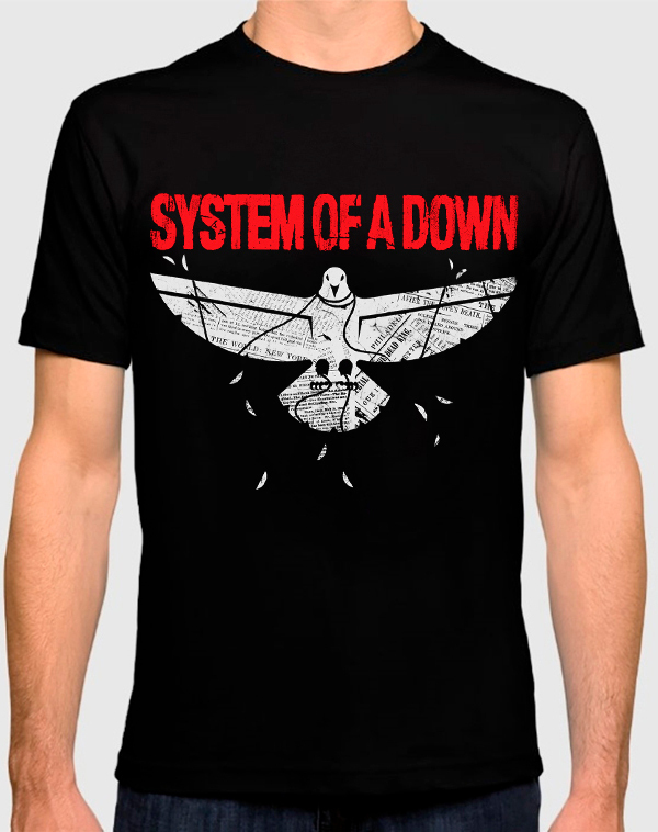 

Футболка мужская Dream Shirts System of a Down 50007492 черная 3XL, System of a Down 50007492