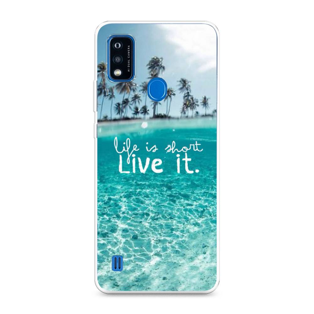 

Чехол Awog на ZTE Blade A51 / ЗТЕ Блэйд A51 "Live it", Разноцветный, 134550-7