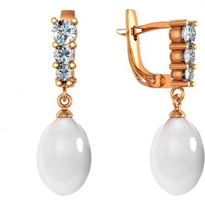 

Серьги из серебра с жемчугом ПРИВОЛЖСКИЙ ЮВЕЛИР 382934-FA11ZM07, 382934-FA11ZM07