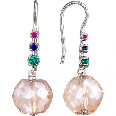 

Серьги из серебра с корундом Эстет 01С258673-1, 01С258673-1