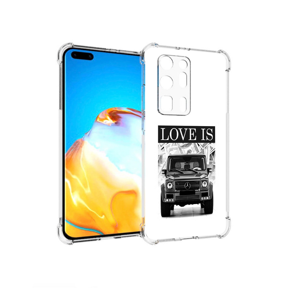 

Чехол MyPads Tocco для Huawei P40 Pro+ гелик, Прозрачный, Tocco