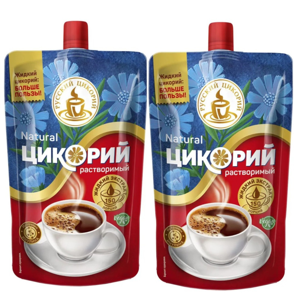 

Цикорий Русский цикорий жидкий натуральный, 300 г x 2 шт, SM-31821
