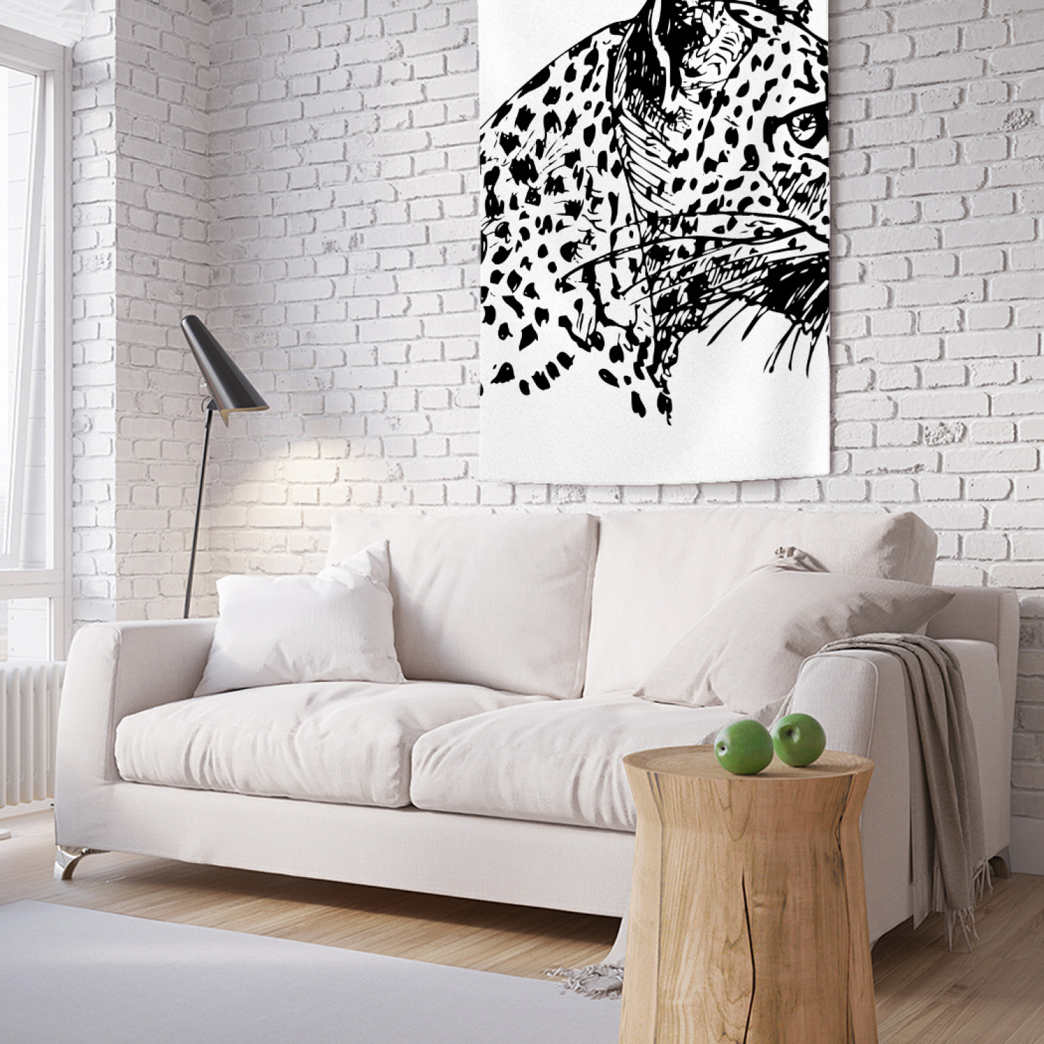 

Вертикальное фотопанно на стену JoyArty Эскиз тигра 100x150 см, Эскиз тигра