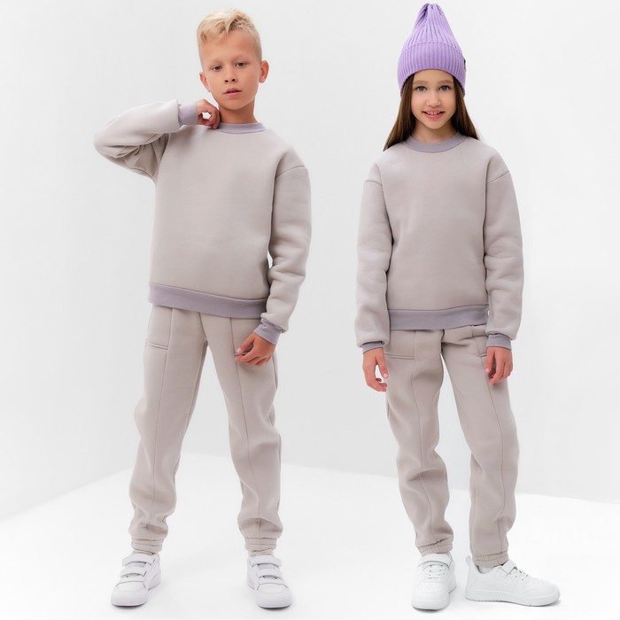 Костюм повседневный MINAKU Casual Collection KIDS, Серый, 146 Россия серый