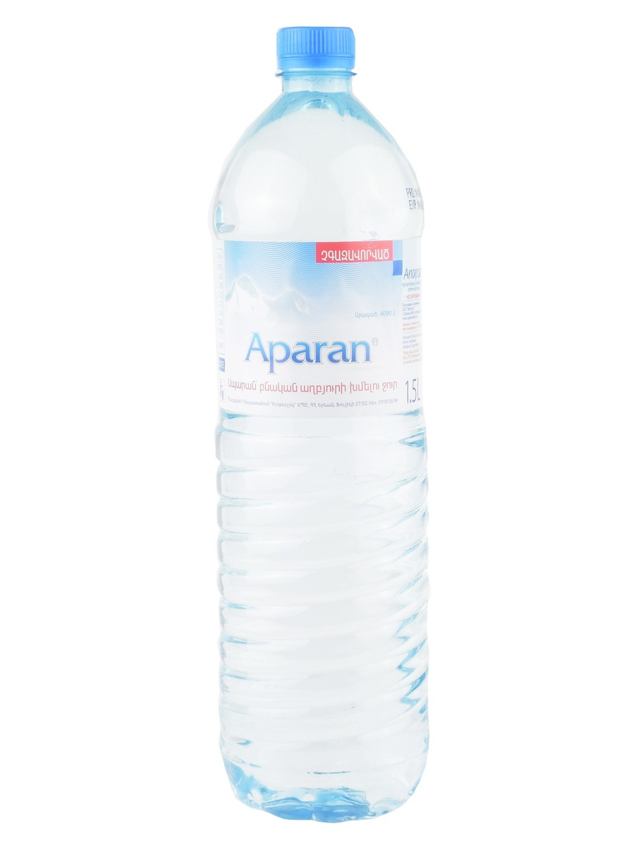 Минеральная вода Апаран негазированная, 1,5 л х 6 шт