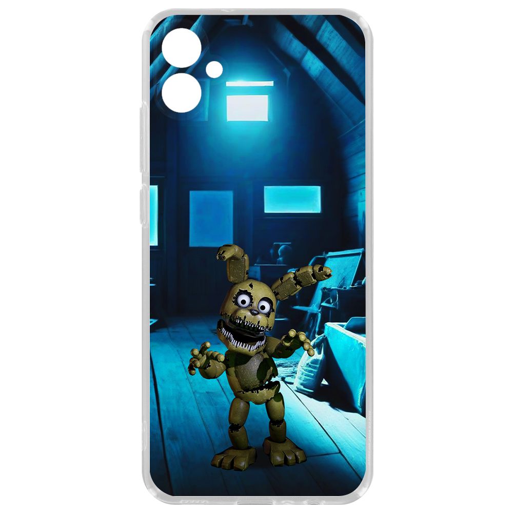 

Чехол-накладка Krutoff Clear Case ФНАФ - Плюштрап для Samsung Galaxy M04 (M045), Прозрачный