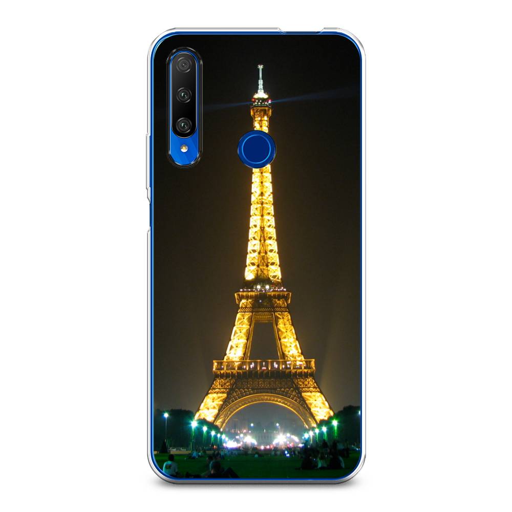 

Чехол на Huawei Honor 9X Premium "Париж 2", Желтый;серый, 610650-2