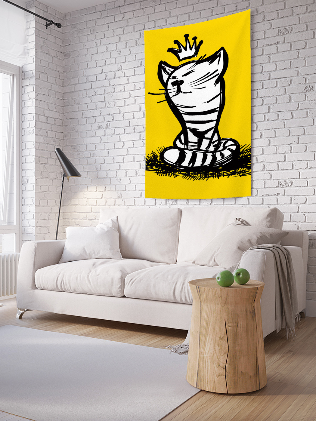

Вертикальное фотопанно на стену JoyArty Королевский кот 100x150 см, Королевский кот