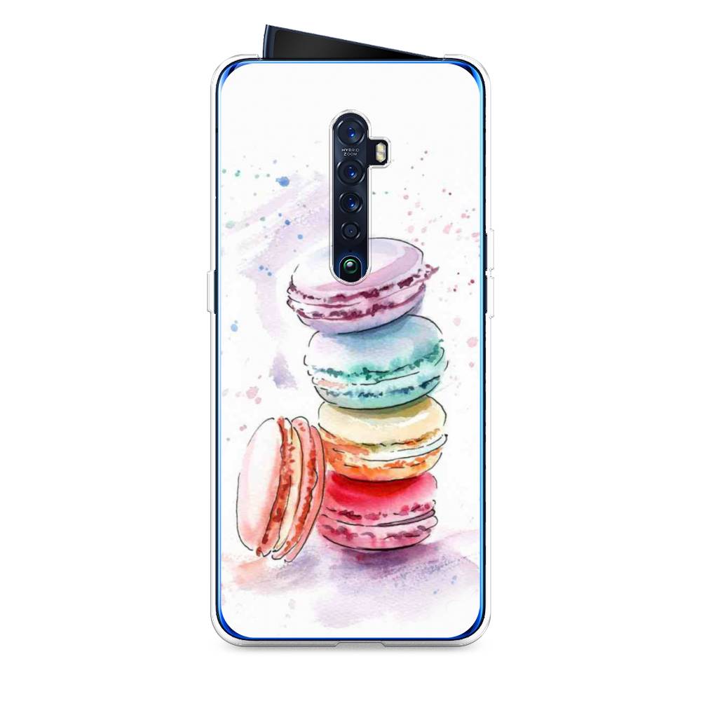 

Чехол Awog на Oppo Reno 2 "Пирамидка макарони 2", Разноцветный, 253550-10