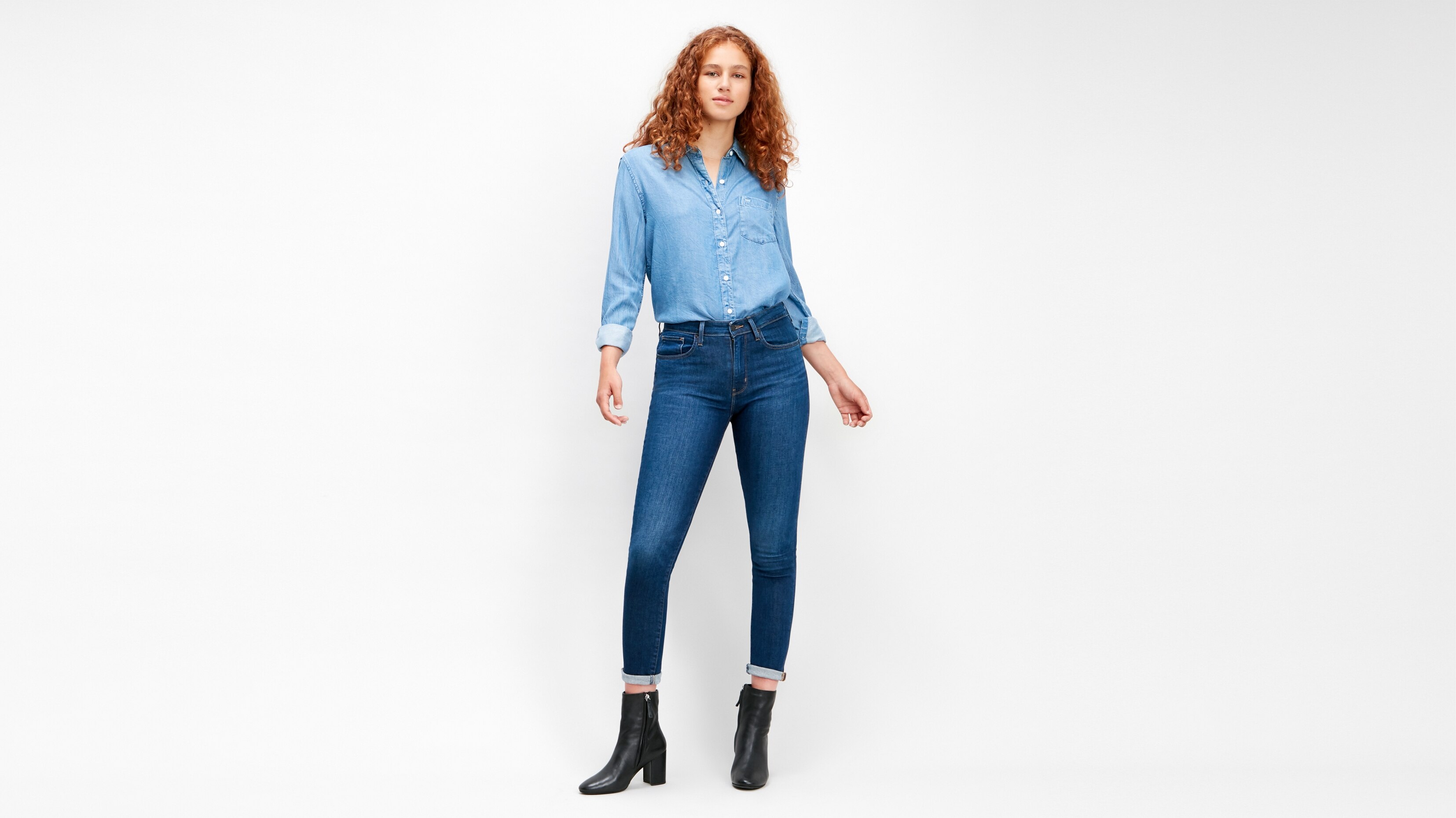 

Джинсы женские Levi's 721 High Rise Skinny синие 30/32, 721 High Rise Skinny