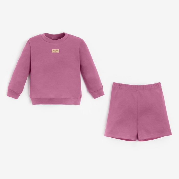 

Костюм повседневный детские MINAKU Basic Line BABY, Розовый, 80, Basic Line BABY