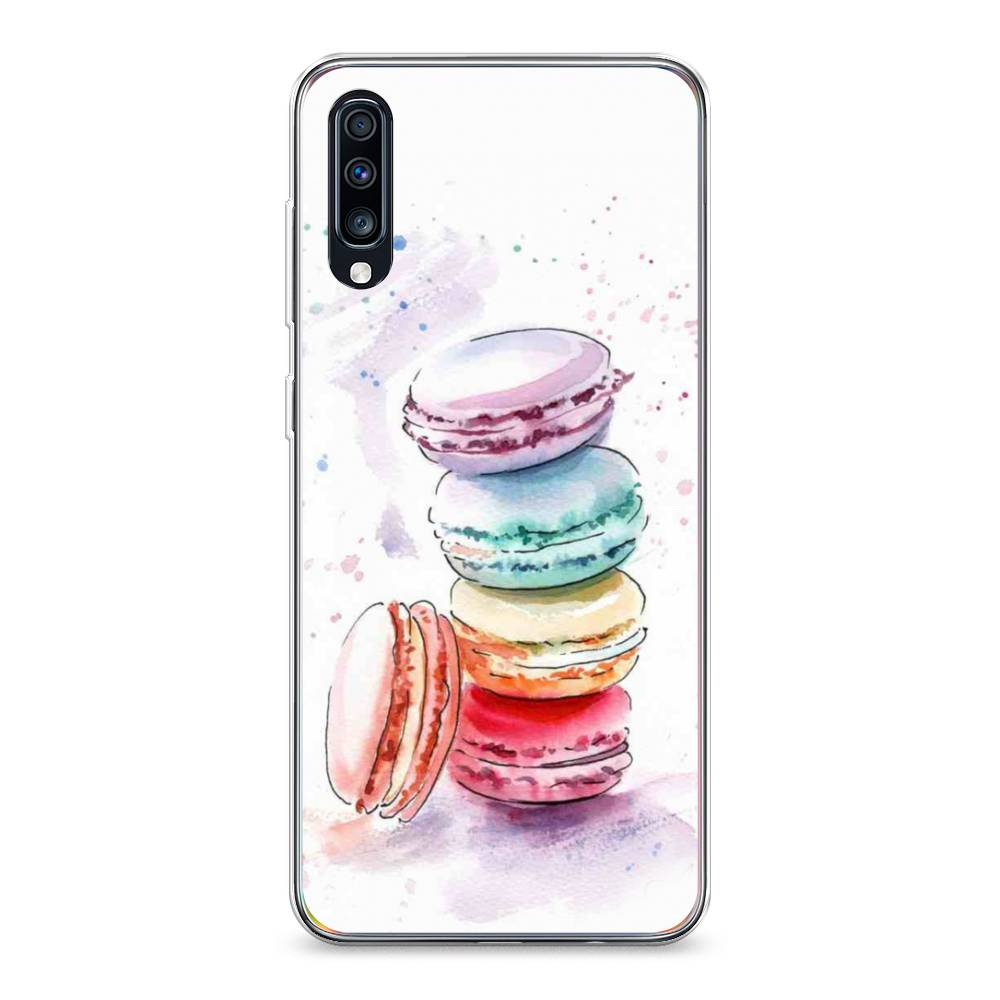 

Чехол Awog на Samsung Galaxy A70 "Пирамидка макарони 2", Разноцветный, 28150-10