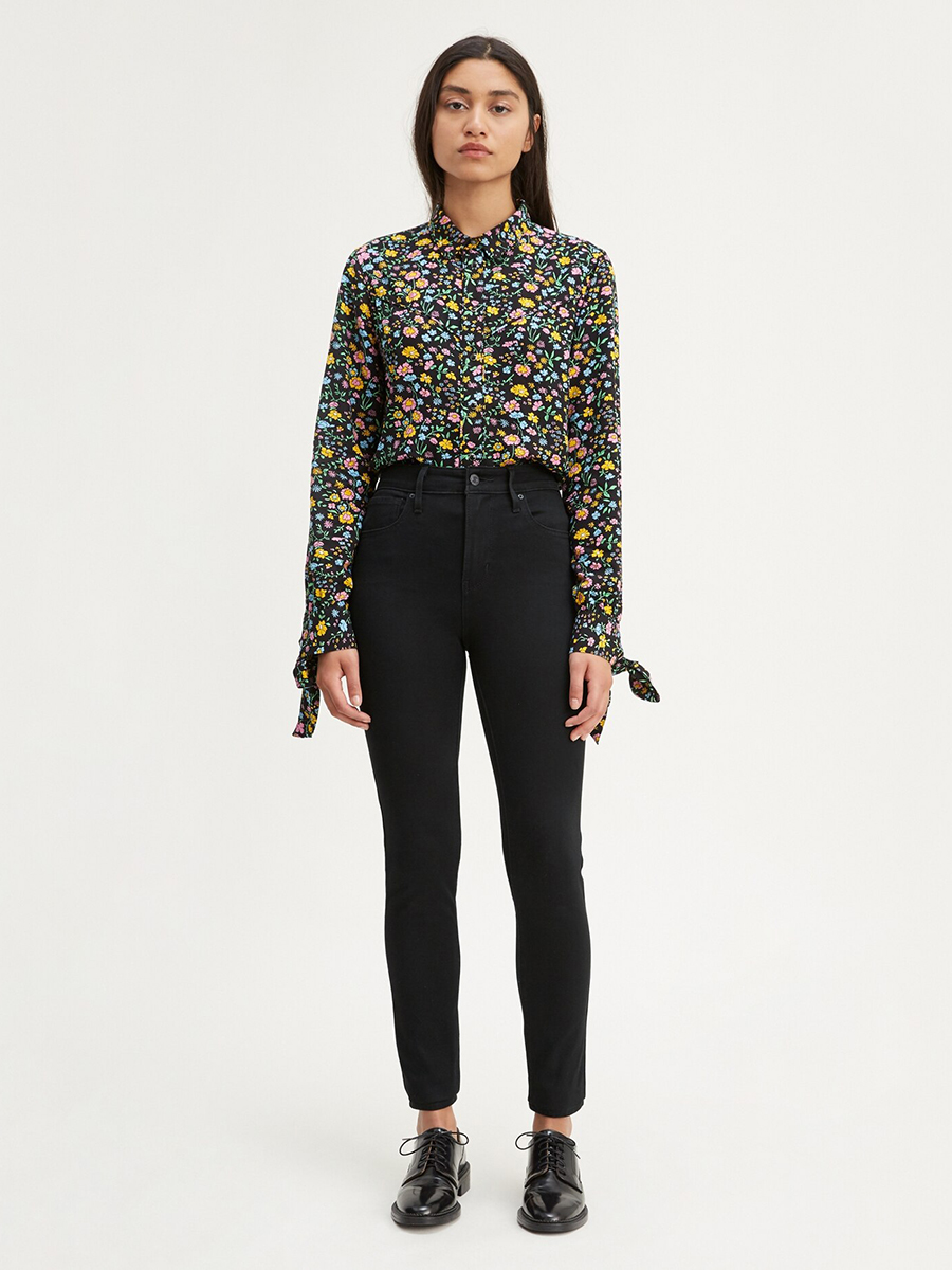 Джинсы женские Levi's 721 High Rise Skinny черные 31/30