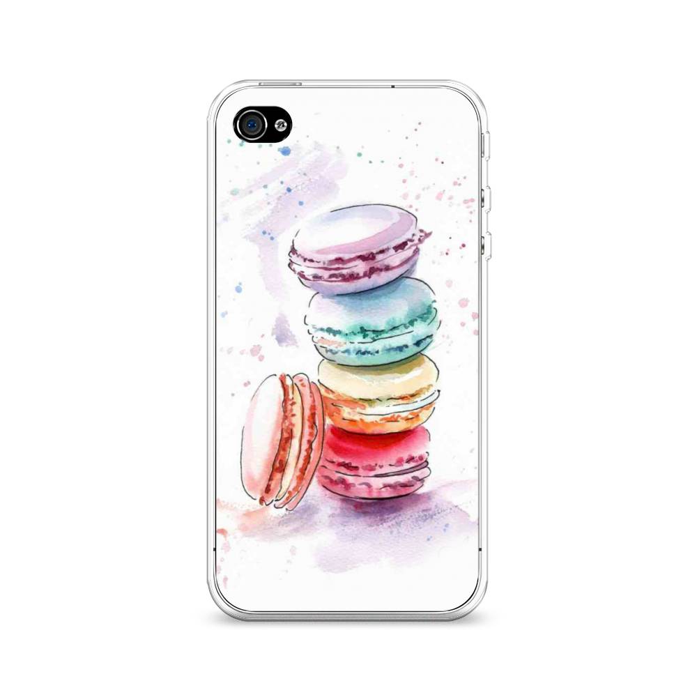 

Чехол Awog на Apple iPhone 4/4S / Айфон 4/4S "Пирамидка макарони 2", Разноцветный, 10150-10