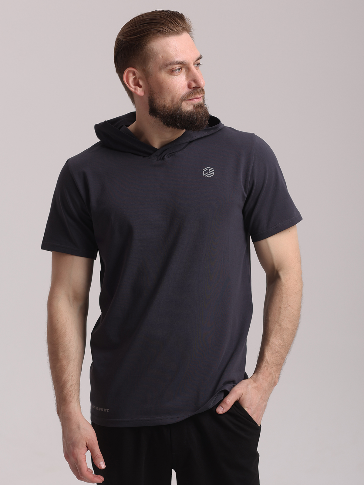 

Футболка мужская CROSSSPORT Фмк-040 серая 52 RU, Серый, Фмк-040