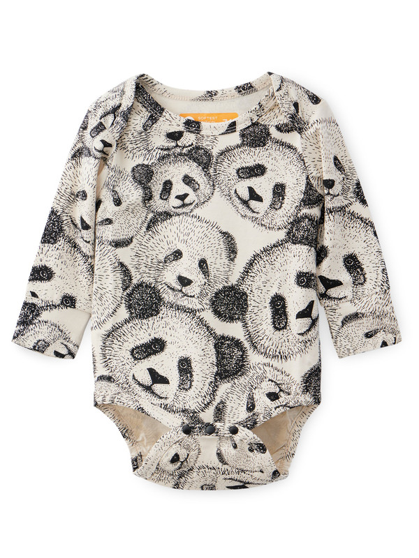 Боди детское Happy Baby 88544, black&white, 68