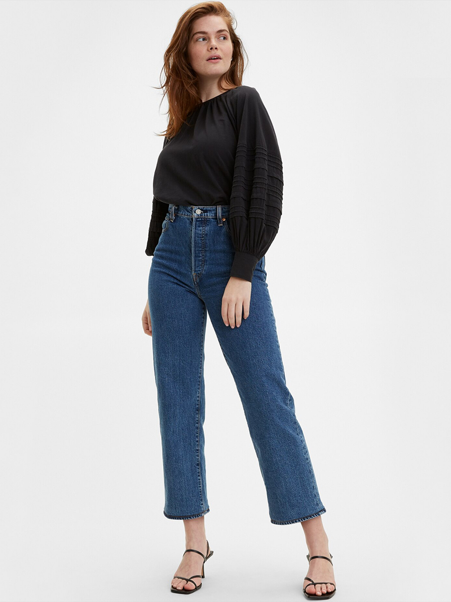

Джинсы женские Levi's Ribcage синие 28/27, Ribcage