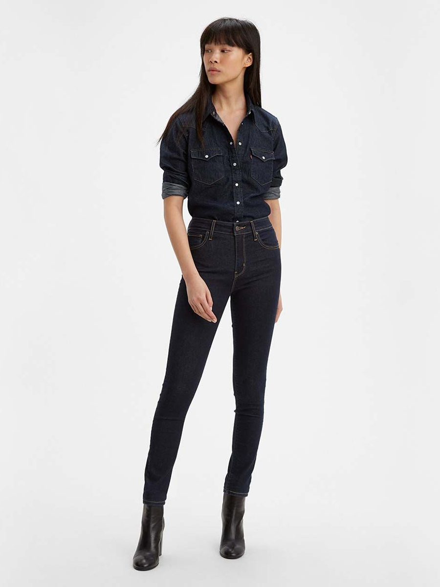 

Джинсы женские Levi's 721 High Rise Skinny синие 30/30, 721 High Rise Skinny