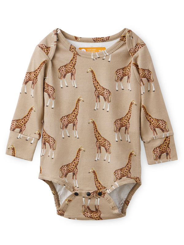 Боди детское Happy Baby 88544, beige, 80