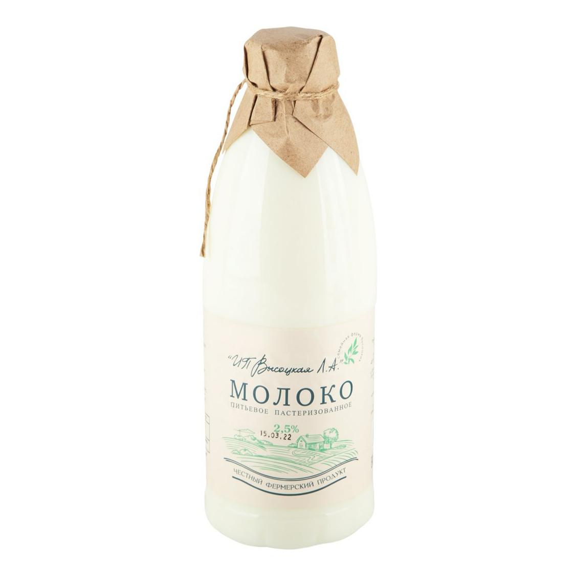 

Молоко 2,5% пастеризованное 1 л