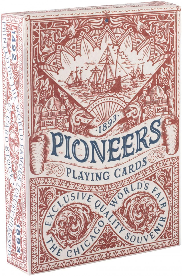 

Карты "Ellusionist Pioners red"