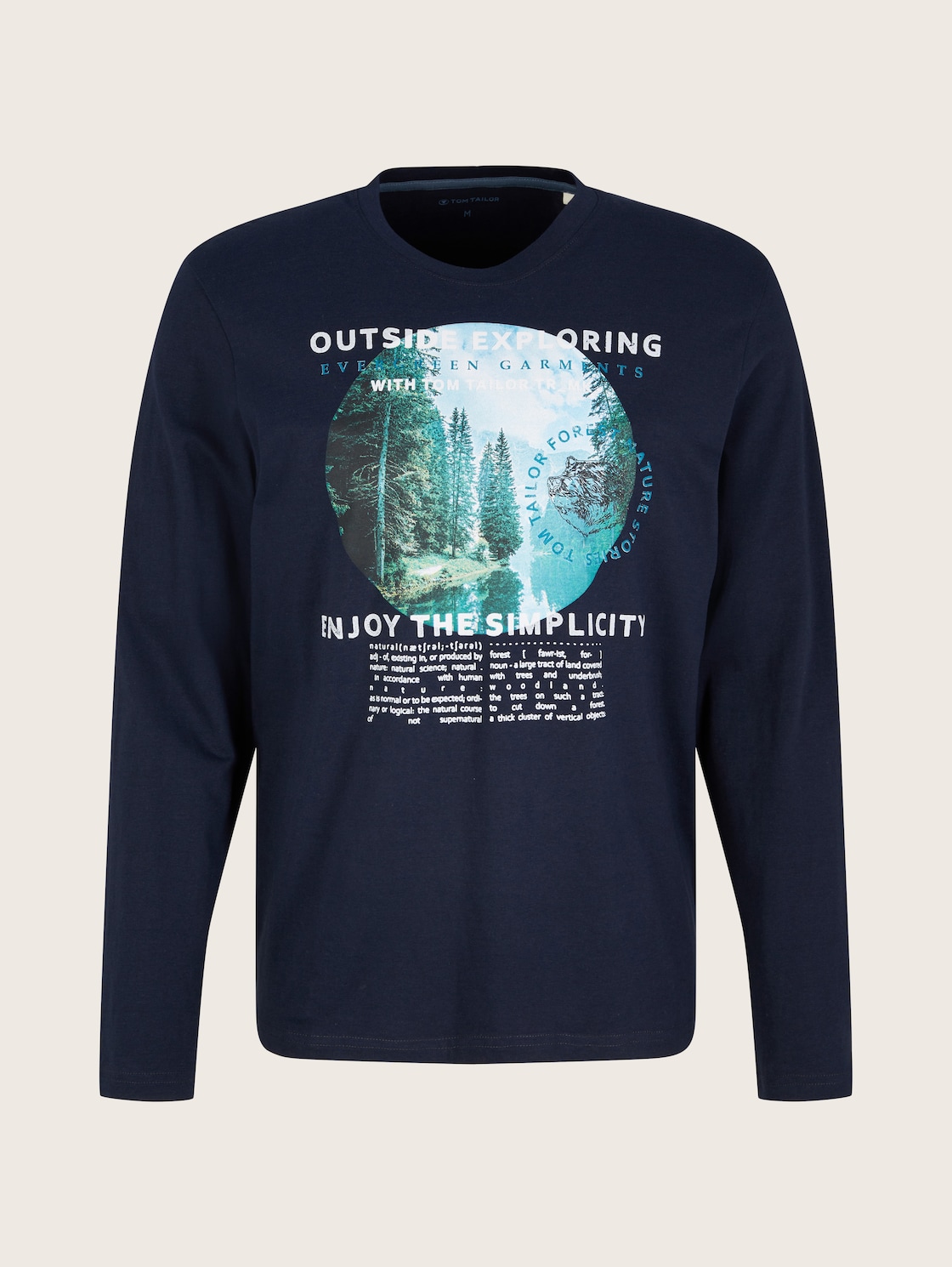 

Лонгслив мужской Tom Tailor 1033690 синий L, 1033690