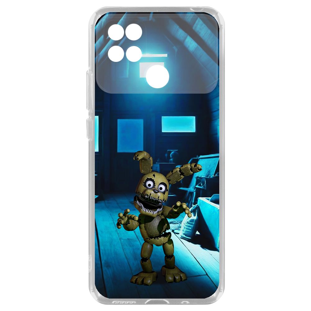 

Чехол-накладка Krutoff Clear Case ФНАФ - Плюштрап для Xiaomi Poco C40, Прозрачный