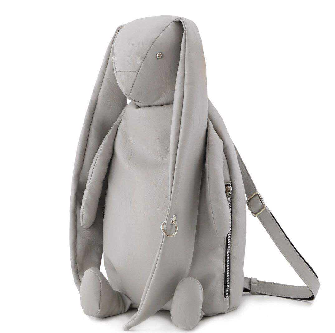 Рюкзак женский Caselife заяц серый перламутровый