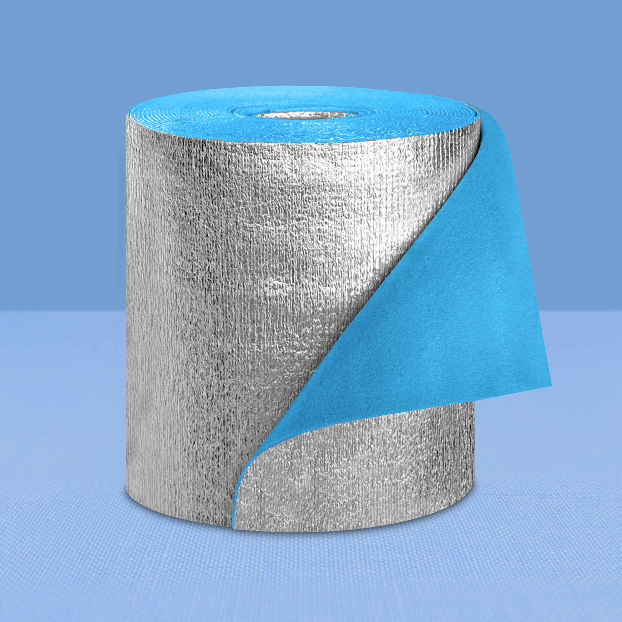 фото Теплоизоляция рулонная самоклеющаяся магнофлекс оптим тип с-0.6, толщина 5 мм (18 кв.м.)
