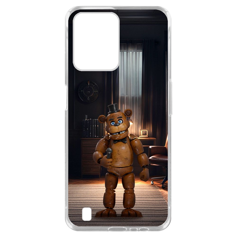 

Чехол-накладка Krutoff Clear Case ФНАФ - Медведь Фредди для Realme C31, Прозрачный