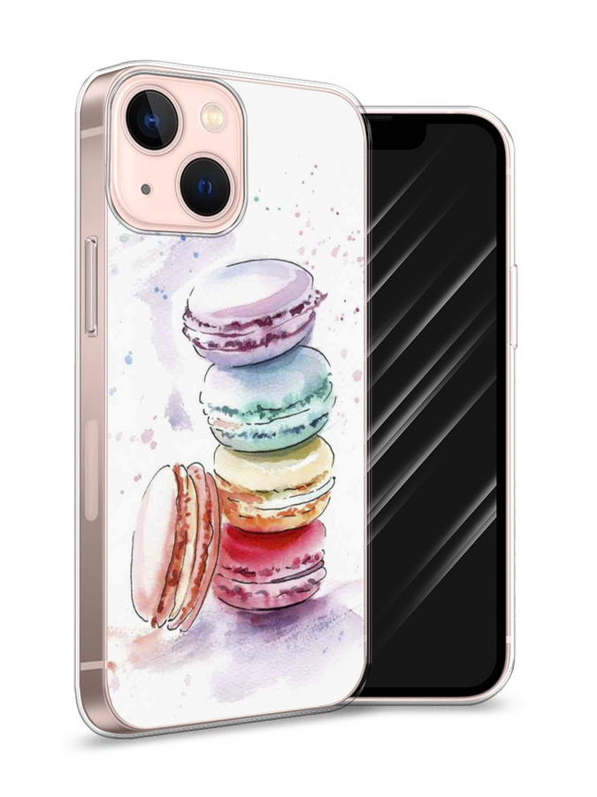 

Чехол Awog на Apple iPhone 13 mini / Айфон 13 mini "Пирамидка макарони 2", Разноцветный, 14150-10