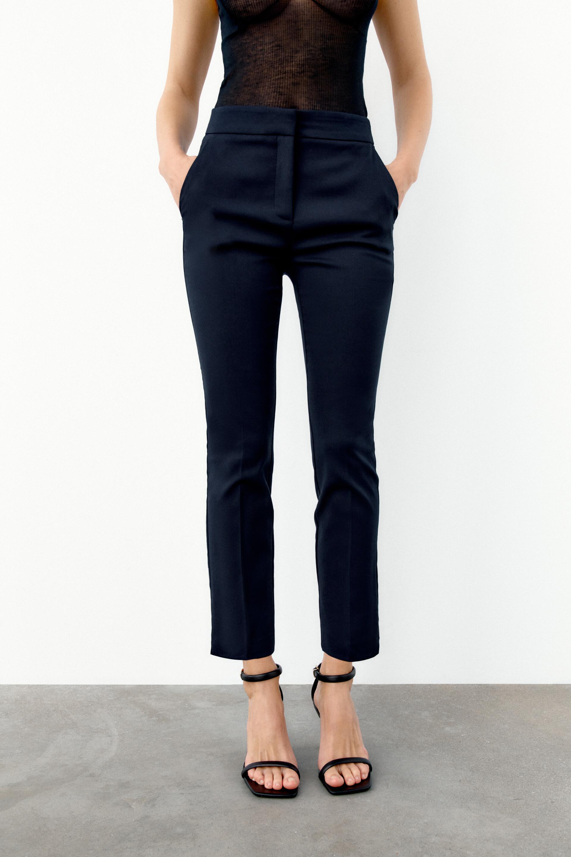 

Брюки женские ZARA 01478433 синие XS (доставка из-за рубежа), 01478433
