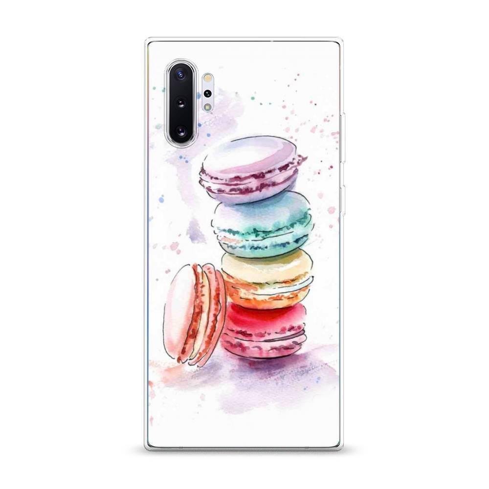 

Чехол Awog на Samsung Galaxy Note 10 + "Пирамидка макарони 2", Разноцветный, 28550-10