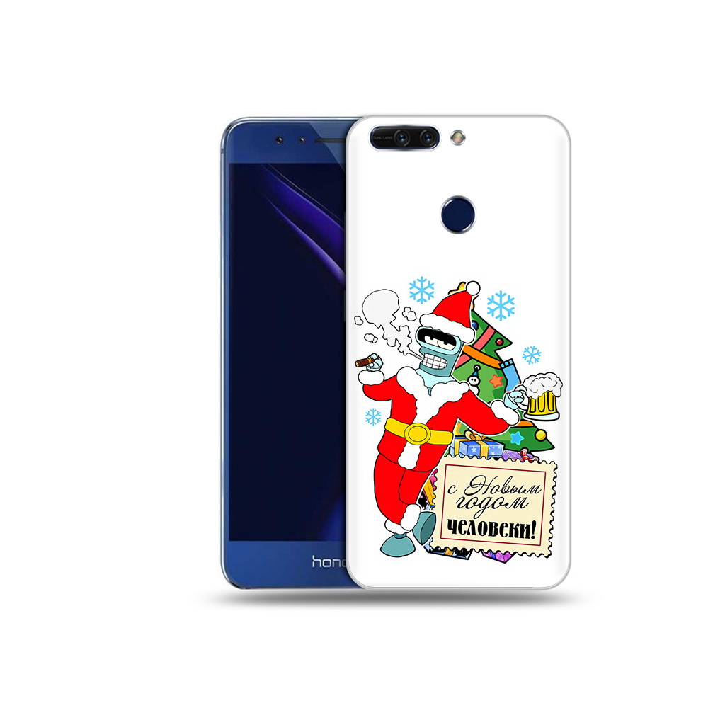 

Чехол MyPads Tocco для Honor 8 Pro С новым годом человеки (PT66177.42.150), Tocco