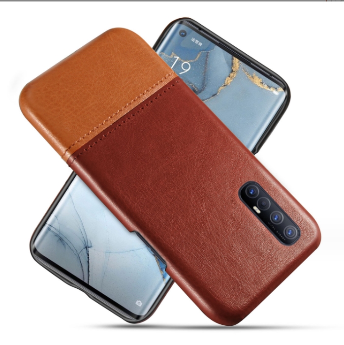 

Защитный чехол-накладка MyPads для Oppo A93 5G обтянутый качественной импортной кожей д..., Коричневый, Oppo A93 5G