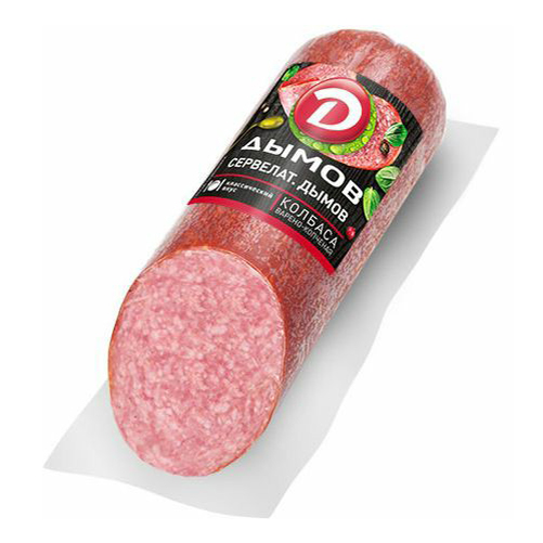 

Колбаса Дымов Сервелат Сибирский варено-копченая 380 г