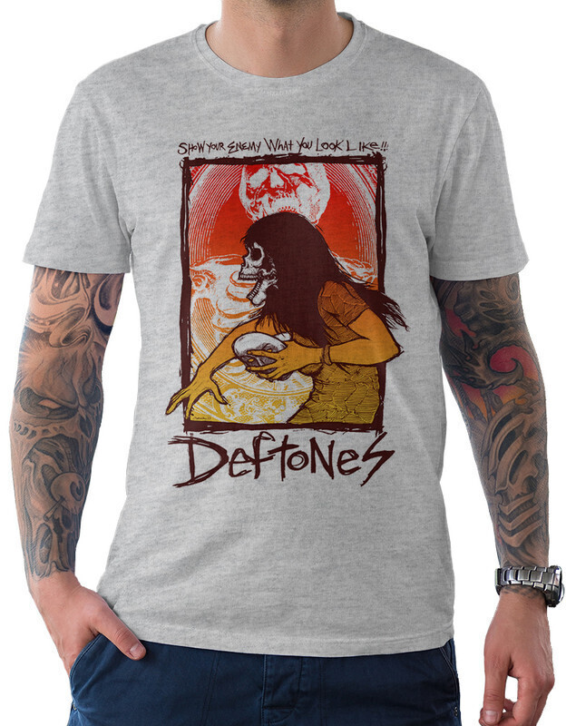 фото Футболка мужская dream shirts deftones 50007442 серая xs