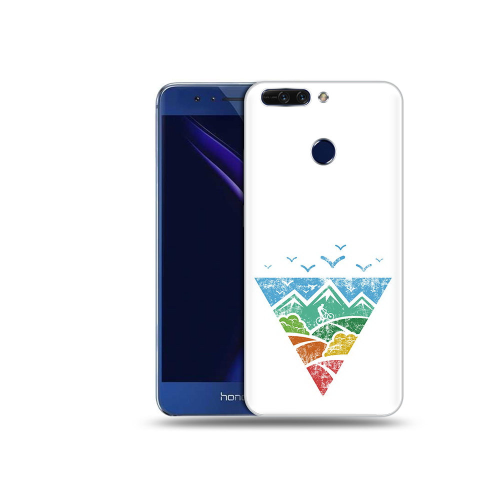 

Чехол MyPads Tocco для Honor 8 Pro Лес земля море чайки (PT66177.42.105), Tocco