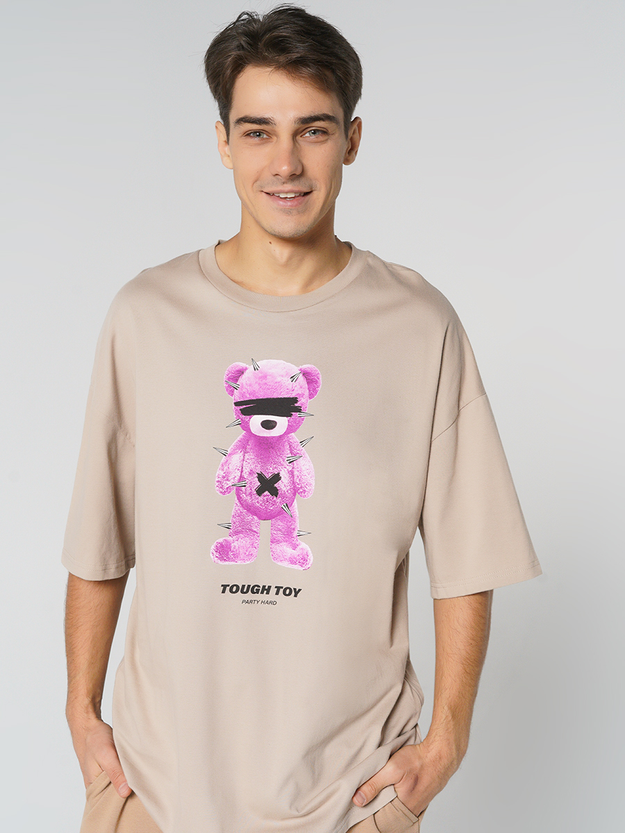 

Футболка мужская ТВОЕ 85318 бежевая XL, 85318