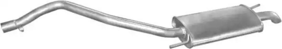 

POLMOSTROW 30214 Глушитель задняя часть 1шт