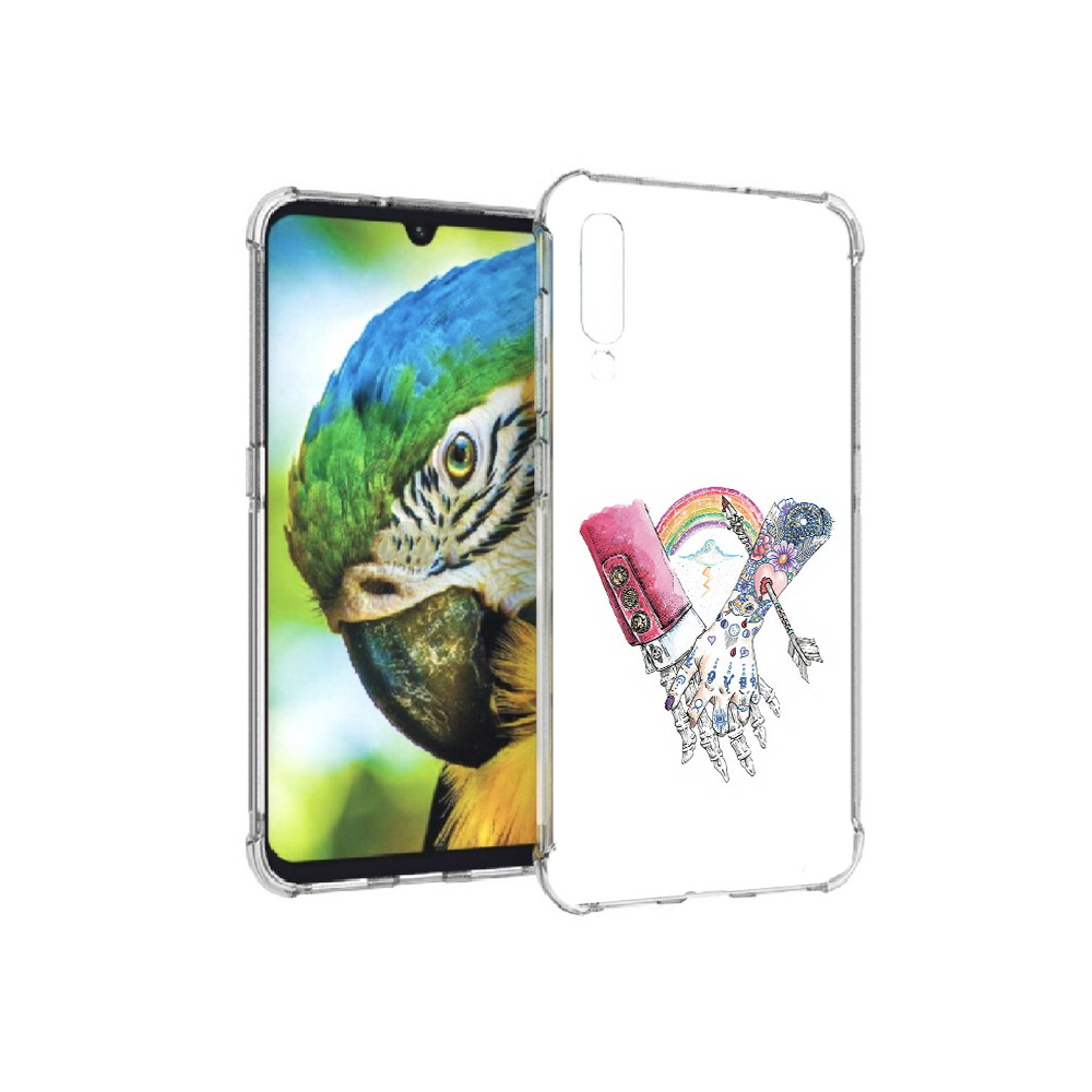 

Чехол MyPads Tocco для Xiaomi Mi 9 абстракция руки в татуировках (PT126035.255.212), Прозрачный, Tocco