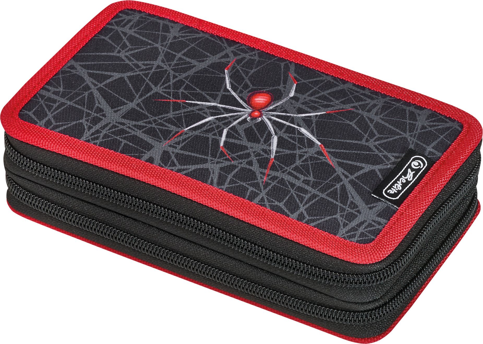 

Пенал 23 предмета, 2 молнии, Herlitz Spider, Пенал с наполнением