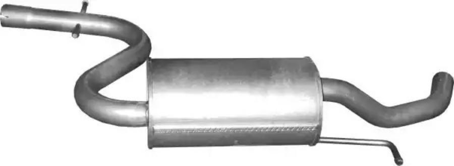 

POLMOSTROW 30156 Глушитель средняя часть 1шт