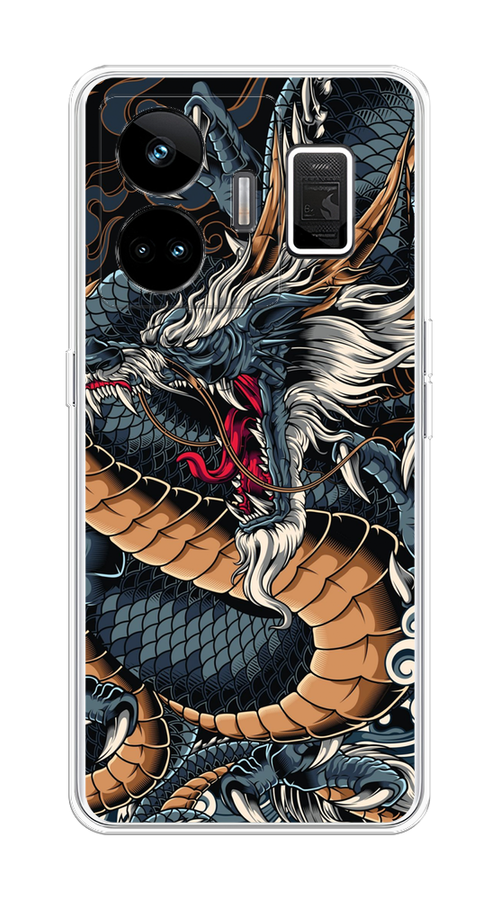 

Чехол на Realme GT Neo 5 5G/Realme GT3 "Japanese Dragon", Коричневый;черный;синий, 2513650-1