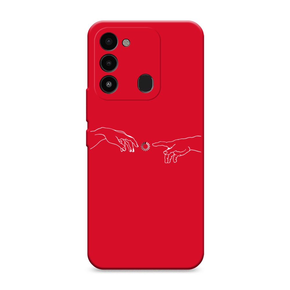 

Чехол Awog 301353-1 для Tecno Spark Go 2022, Spark 8C, Spark 9 "Загрузка творения", Белый;серый;прозрачный, 301353-1