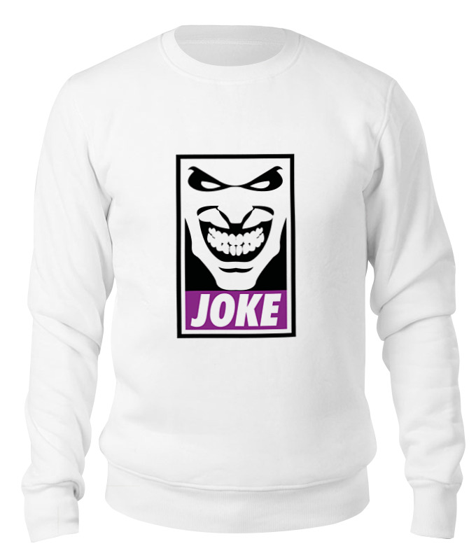 

Свитшот унисекс Printio Джокер (joke) белый XS, Джокер (joke)