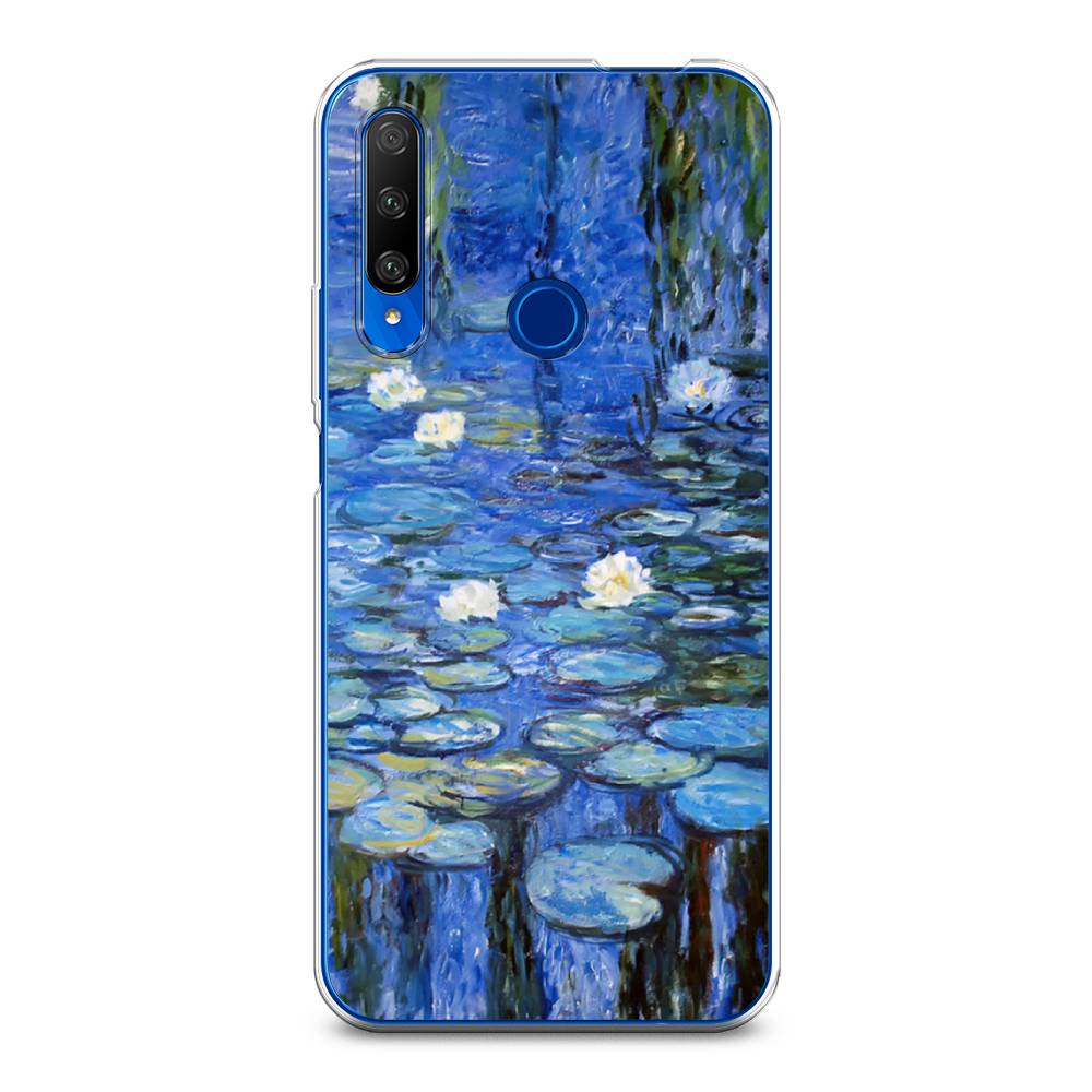 

Чехол на Huawei Honor 9X Premium "Нарисованный пруд", Синий;зеленый, 610650-4